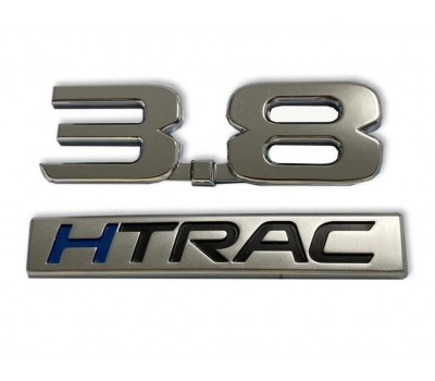 EQ900 3.8 HTRAC genuine emblem (86312D2100)