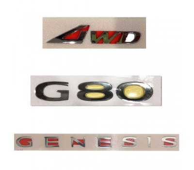 Genesis G80 AWD/Genesis/G80 emblems/emblem Hyundai Mobis pure 86310T1100/86311T1100/86316T1100