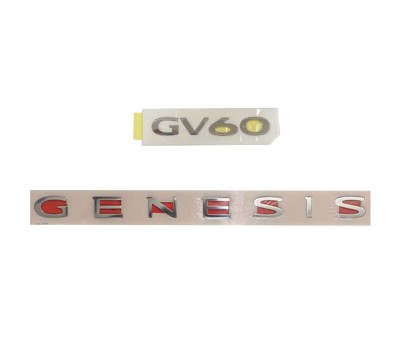 Genesis GV60 Genesis Emblem/GV60 Emblem Hyundai Mobis Genuine 86311CU000/86310CU000