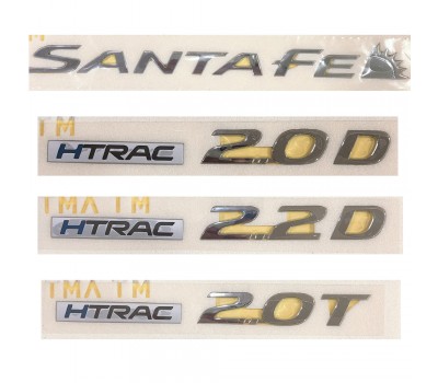 Santa Fe TM Emblem/Emblem H Trek 2.0T/H Trek 2.0D/H Trek 2.2D/H Trek Emblem Hyundai Mobis Genuine Parts 86316S1060/86316S2010/86316S2020/86316S2