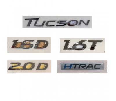 Tucson TL Emblem/Emblem TUCSON/1.6D/1.6T/2.0D/H Trek Hyundai Mobis Genuine Parts 86319D3500/86328D3500/86313D3500/86322D3