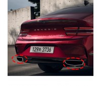 Genesis G80 RGE dual muffler station stream/dual muffler tip/dual muffler stream/sport muffler strip Mobis pure parts 866C2T1000/866C1T1000
