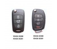 Avante MD Folding Key/Remote Control Key Hyundai Mobis Genuine Parts 954303X200/954303X201/954303X300/954303X301
