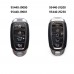 Kona/Kona Hybrid/Kona Electric Vehicle Smart Key/Smart Remote Control Hyundai Mobis Genuine Parts 95440J9000/95440J9001/95440J920095440J92