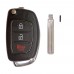 Pavis Folding Key/Remote Control Key Hyundai Mobis Genuine Parts 958106D200/819966D000/819262L000