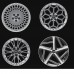 Genesis G90RS4 19-inch wheel/20-inch toothed wheel/diamond cutting wheel/dark hyper silver wheel Hyundai Mobis genuine 52910T4215/52910T4225/52910T4235/52914T4