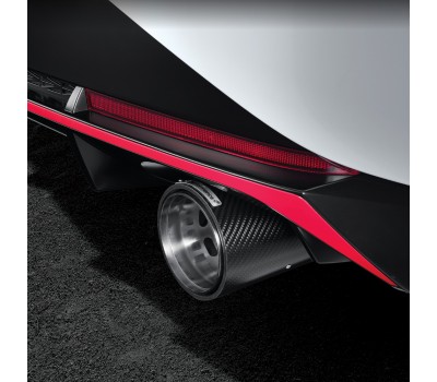 Avante CN7N N Performance Carbon Rear Muffler Tip / Carbon Dual Muffler Hyundai Mobis Genuine IB287AP000
