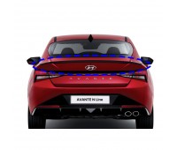 Avante CN7 N-Line Back Panel Molding/Spoiler Hyundai Mobis Genuine Parts 87380AA810 Polar White/Amazon Gray/Cyber ​​Gray]/Fluid Metal]/Phantom Black/Fire Red/Electric Shadow/Intense Blue/Lava Orange