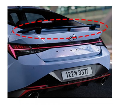 Avante CN7 N rear spoiler/black spoiler Mobis pure 87210IB000EB