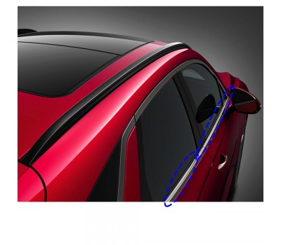 Genesis GV70 Semi-gloss Chrome Door Molding/High Glossy Door Molding/Semi-Gloss Chrome Outside Weather Strip Hyundai Mobis Genuine Parts 82210AR000/82220AR000/83210AR000/83220A