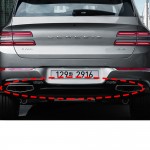 Genesis GV80 rear bumper cover/rear lower bumper cover Hyundai Mobis genuine parts 86612T6000
