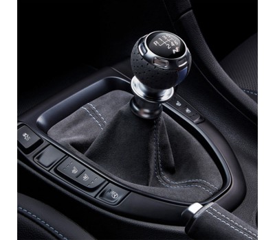 Veloster NN Performance Alcantara Dedicated Gear Knob / Gear Rod / Alcantara Gear Boots K9437AP010/K9437AP020 Hyundai Mobis Genuine