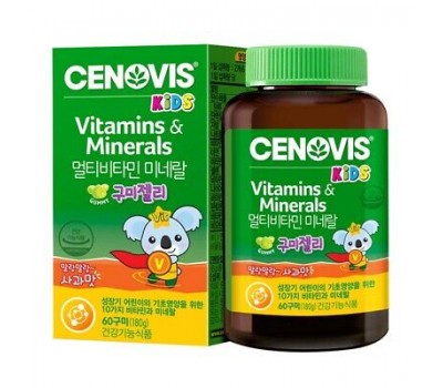 Cenobis Kids Multi-Vitamin Mineral Gummy Jelly 60р -  Детские витамины и минералы 60шт